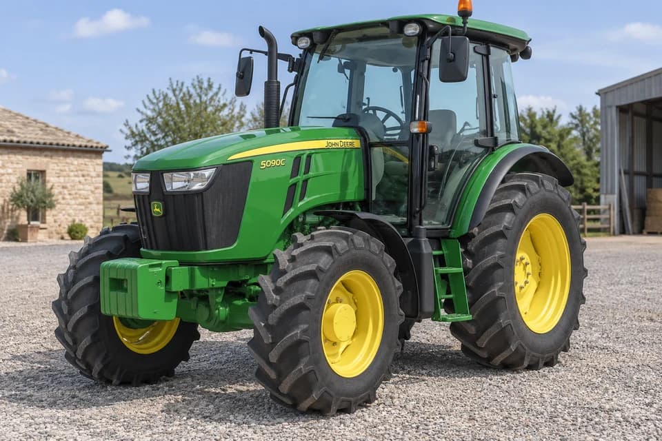 Imagen referencial de Tractor John Deere 5090C, año declarado 2018; no corresponde al bien específico del edicto.