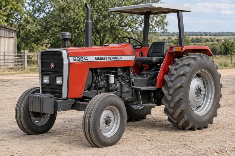 Imagen referencial de Tractor Massey Ferguson MF 298/4; no corresponde al bien específico del edicto.