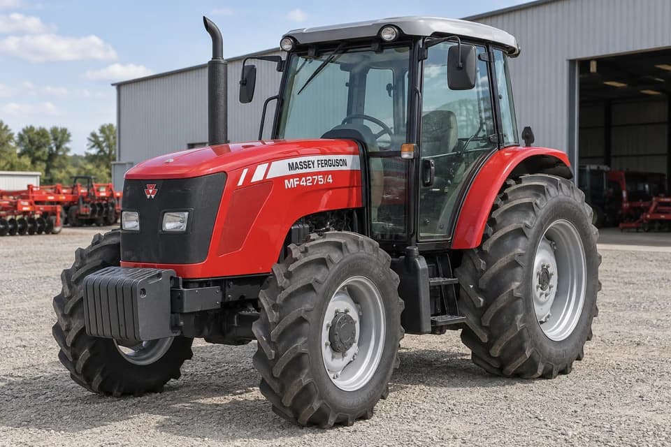 Imagen referencial de Tractor Massey Ferguson MF 4275/4, año declarado 2018; no corresponde al bien específico del edicto.