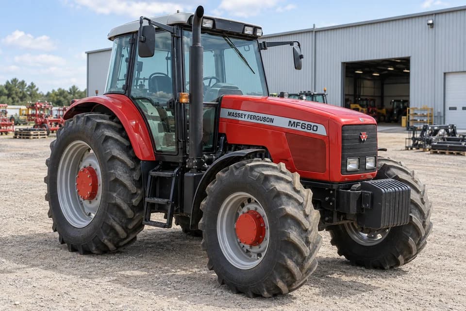 Imagen referencial de Tractor Massey Ferguson MF 680, año declarado 2003; no corresponde al bien específico del edicto.