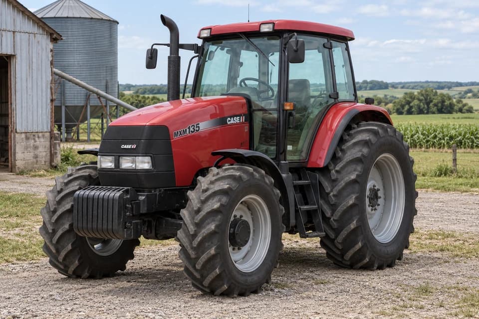 Imagen referencial de Tractor Case IH MXM135, año declarado 2013; no corresponde al bien específico del edicto.