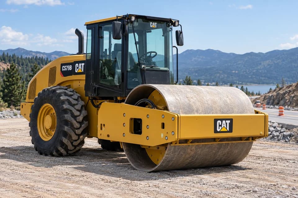 Imagen referencial de Compactadora Caterpillar CS79B, año declarado 2020; no corresponde al bien específico del edicto. Imagen referencial de Compactadora Caterpillar CS79B, año declarado 2020; no corresponde al bien específico del edicto.