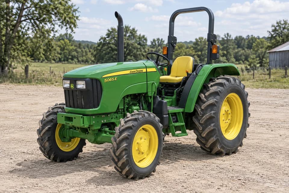 Imagen referencial de Tractor John Deere 5065E, año declarado 2011; no corresponde al bien específico del edicto. Imagen referencial de Tractor John Deere 5065E, año declarado 2011; no corresponde al bien específico del edicto.