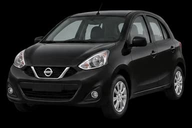 Ilustración de Nissan March, color Negro aproximado. No es una fotografía del bien rematado.
