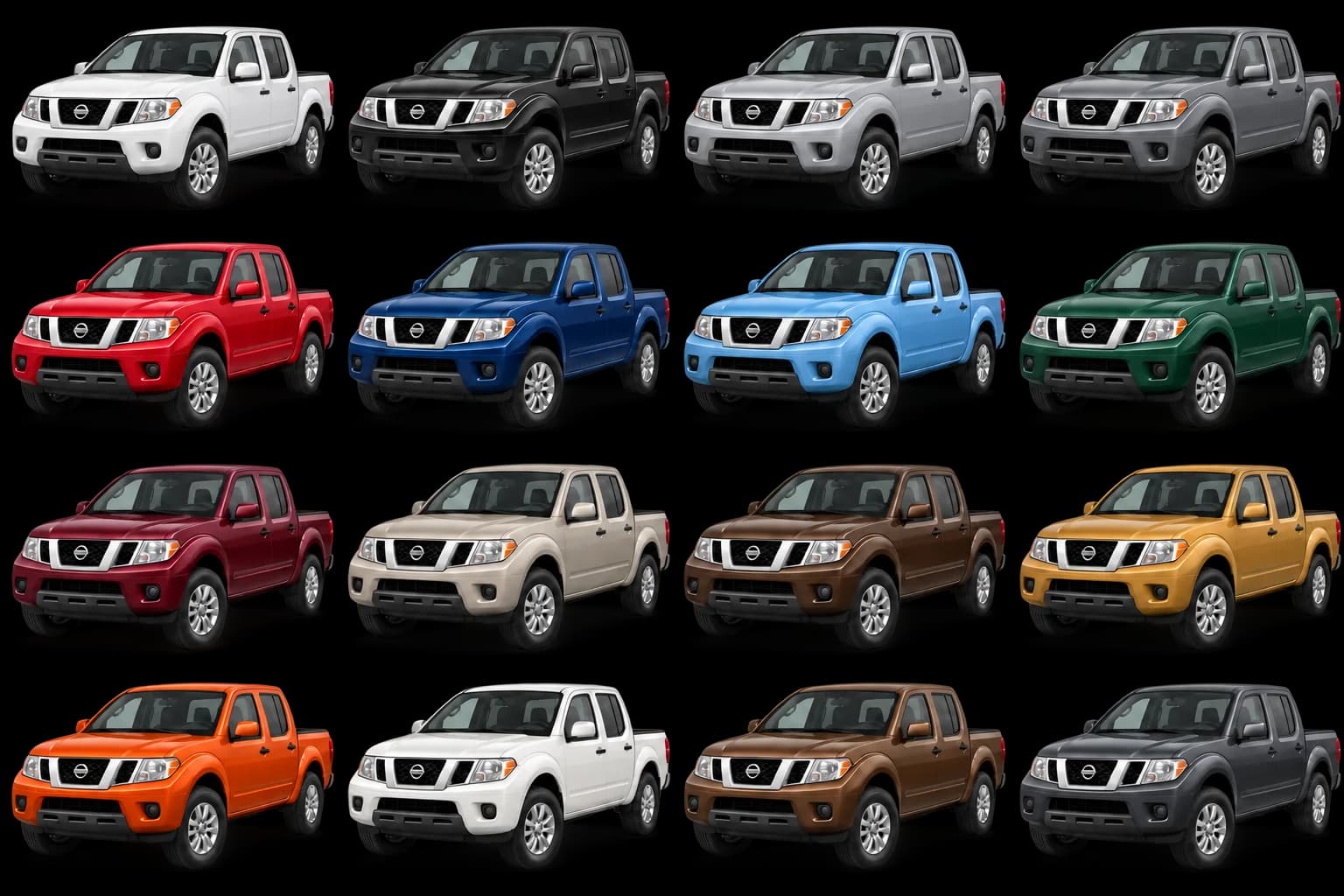 Ilustración de Nissan Frontier, color Gris aproximado. No es una fotografía del bien rematado.