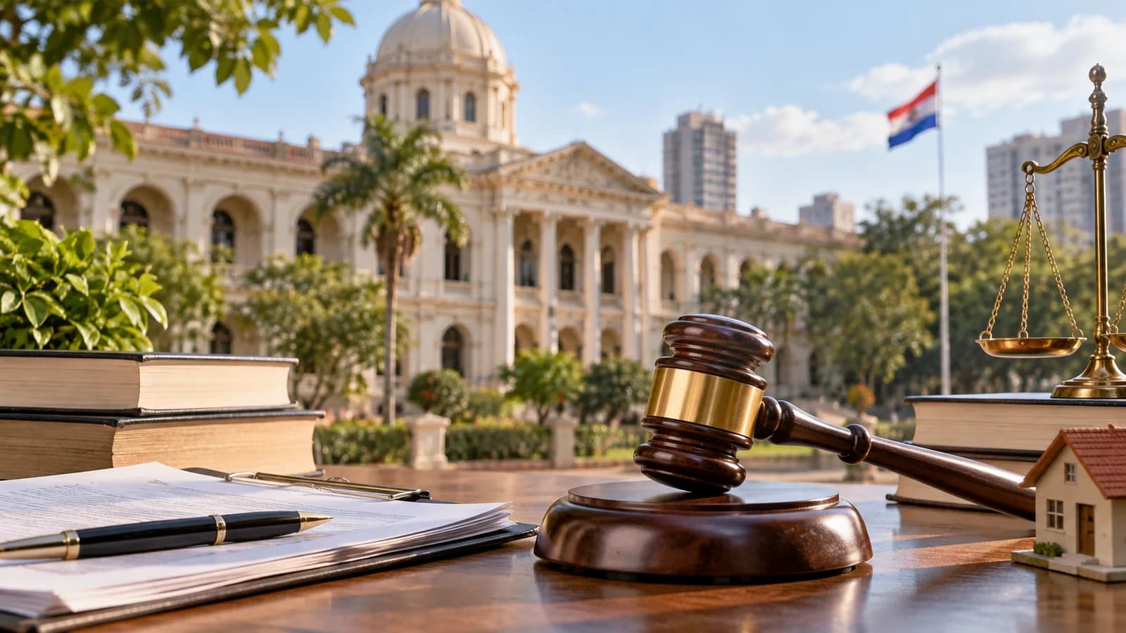 Imagen editorial sobre remates judiciales en Paraguay