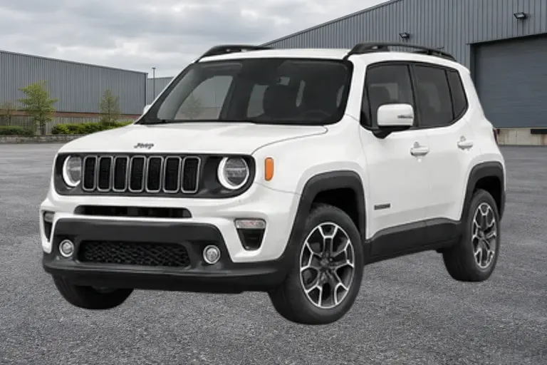 Imagen referencial de Jeep Renegade, color Blanco aproximado. No es una fotografía del vehículo rematado.