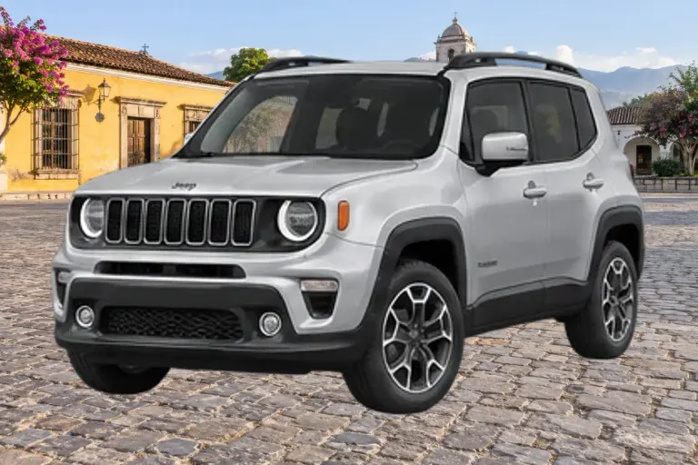 Imagen referencial de Jeep Renegade, año 2020, diseño 2015–2021, color Plata aproximado. No es una fotografía del vehículo rematado. Imagen referencial de Jeep Renegade, año 2020, diseño 2015–2021, color Plata aproximado. No es una fotografía del vehículo rematado.
