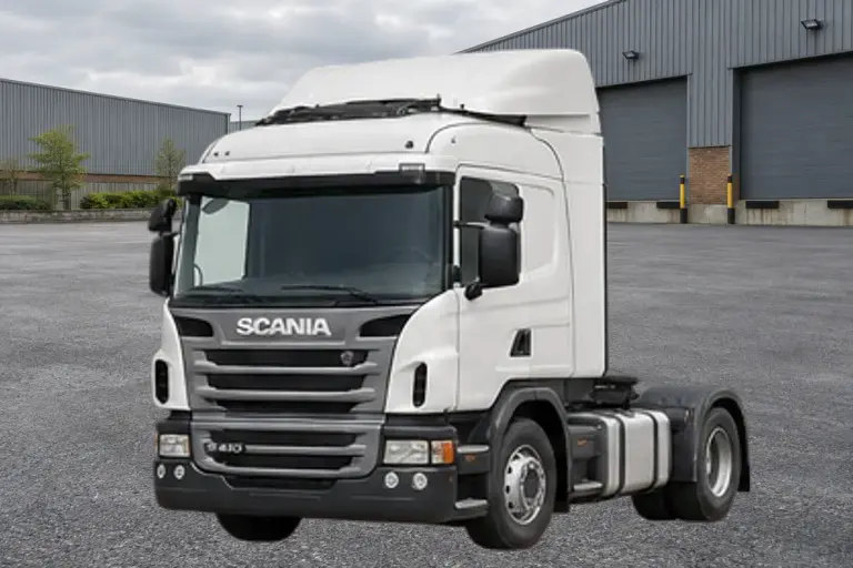 Imagen referencial de Scania R-420, color Blanco aproximado. No es una fotografía del vehículo rematado.