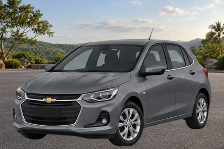 Imagen referencial de Chevrolet Onix, año 2020, diseño 2020–2022, color Gris aproximado. No es una fotografía del vehículo rematado. Imagen referencial de Chevrolet Onix, año 2020, diseño 2020–2022, color Gris aproximado. No es una fotografía del vehículo rematado.